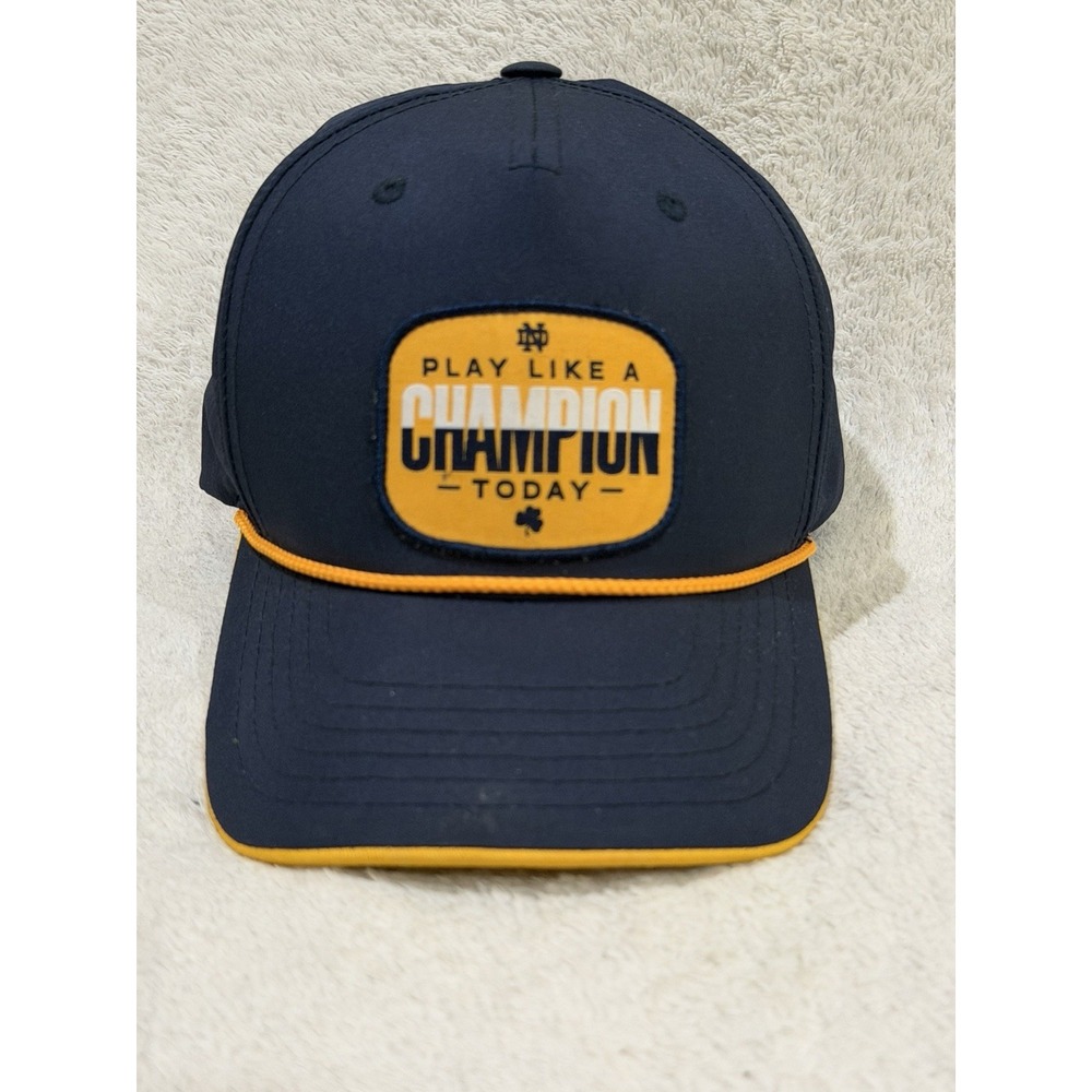 Notre Dame Fighting Irish Play Like A Champion Today Patch Trucker Hat Snapback
